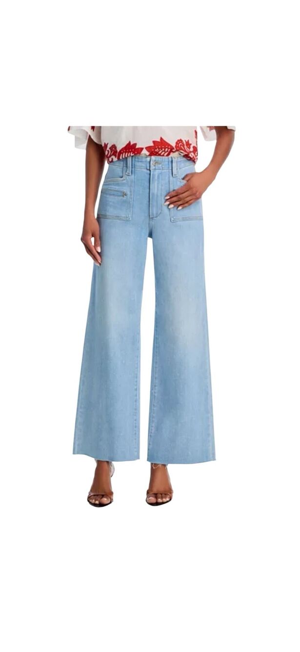 Paige Anessa 31” Wide Leg Jeans